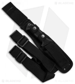 CRKT M60-14PK SOTFB Fixed Blade Knife (4.38" Black Serr) -Blade HQ CRKT SOTFB Black Serr M60 14PK BHQ 49847 jr sheath