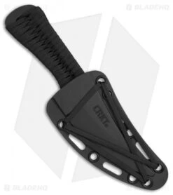 CRKT Scrub Tactical Fixed Blade Knife (3.75" Black) 2712 -Blade HQ CRKT Scrub Tactical Black 2712 BHQ 76694 er sheath