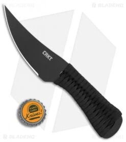 CRKT Scrub Tactical Fixed Blade Knife (3.75" Black) 2712 -Blade HQ CRKT Scrub Tactical Black 2712 BHQ 76694 jr bottlecap