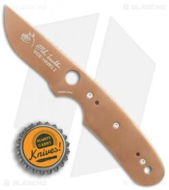 CRKT Side Hawg 2 Fixed Blade Neck Knife W/ Pivot Sheath (2.25" Bronze) 2404BR -Blade HQ CRKT Side Hawg 2 neck knife pivot sheath bronze 2404BR BHQ 69071 er size