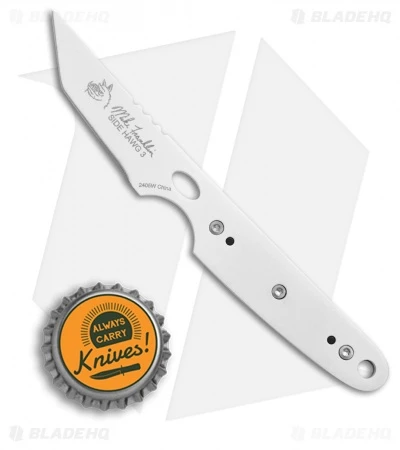 CRKT Side Hawg 3 Tanto Fixed Blade Neck Knife W/ Pivot Sheath (2" White) 2405W 6 CRKT Side Hawg 3 Tanto Fixed Blade Neck Knife W/ Pivot Sheath (2" White) 2405W - Image 4