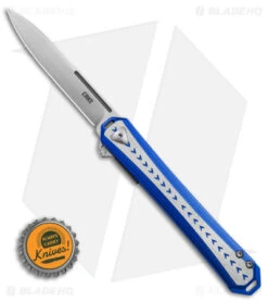 CRKT Stickler Liner Lock Assisted Flipper Knife Blue Aluminum (3.4" Satin) 9 CRKT Stickler Liner Lock Assisted Flipper Knife Blue Aluminum (3.4" Satin) -Blade HQ CRKT Stickler LL Assisted Flipper Knife Blue Aluminum 2in Satin BHQ 145866 td size