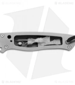 CRKT TSR Terzuola Survival Rescue Fixed Blade Knife Black GFN (4.3" Satin ) 2061 -Blade HQ CRKT T SR Terzuola survival rescue black GFN satin 2061 BHQ 51818 er open