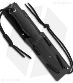 CRKT TSR Terzuola Survival Rescue Fixed Blade Knife Black GFN (4.3" Satin ) 2061 -Blade HQ CRKT T SR Terzuola survival rescue black GFN satin 2061 BHQ 51818 er spine