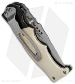 CRKT The Natural 2 Spring Assisted Knife White Bone & G-10 (3.25" Plain) 7080 -Blade HQ CRKT The Natural 2 White Bone G 10 7080 BHQ 68538 jr side