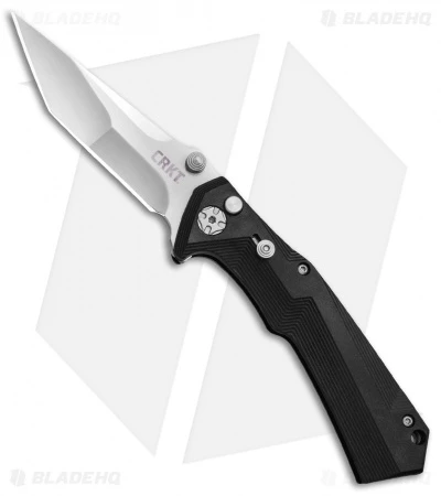 CRKT Tighe Tac Two Tanto Automatic Knife GRN (3.25" Satin) 5235-Conv 3 CRKT Tighe Tac Two Tanto Automatic Knife GRN (3.25" Satin) 5235-Conv