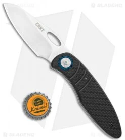CRKT Trask Deadbolt Lock Knife Black GRN (3.3" Satin) 5375 -Blade HQ CRKT Trask Deadbolt Lock Black GRN Satin 5375 BHQ 119346 jr bottlecap