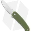 CRKT Vox Tueto Spring Assisted Flipper Knife OD Green G-10 (3.3" Satin) 5325 -Blade HQ CRKT Tueto SA Filpper OD Green G 10 Satin 5325 BHQ 119344 jr