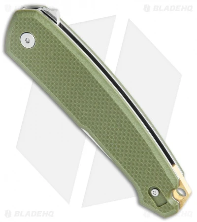 CRKT Vox Tueto Spring Assisted Flipper Knife OD Green G-10 (3.3" Satin) 5325 4 CRKT Vox Tueto Spring Assisted Flipper Knife OD Green G-10 (3.3" Satin) 5325 - Image 2