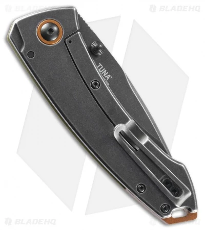 CRKT Burnley Tuna Frame Lock Knife Green G-10 (3.25" Black) 2520 4 CRKT Burnley Tuna Frame Lock Knife Green G-10 (3.25" Black) 2520 - Image 2