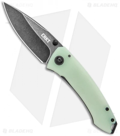 CRKT Tuna Frame Lock Blade HQ Exclusive Knife Natural G-10 (3.25" Smokewash D2) 3 CRKT Tuna Frame Lock Blade HQ Exclusive Knife Natural G-10 (3.25" Smokewash D2)