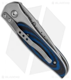 CRKT Viele Mini Wasp Liner Lock Knife Black/Blue G-10 (2.5" Bead Blast) 8001 8 CRKT Viele Mini Wasp Liner Lock Knife Black/Blue G-10 (2.5" Bead Blast) 8001 -Blade HQ CRKT Viele Mini Wasp LL Black Blue G 10 BB 8001 BHQ 85976 jr side