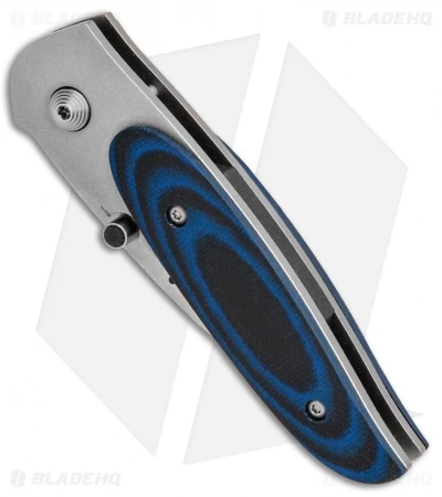 CRKT Viele Mini Wasp Liner Lock Knife Black/Blue G-10 (2.5" Bead Blast) 8001 4 CRKT Viele Mini Wasp Liner Lock Knife Black/Blue G-10 (2.5" Bead Blast) 8001 - Image 2