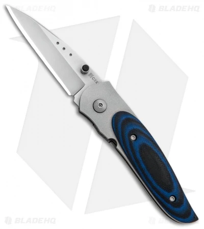 CRKT Viele Mini Wasp Liner Lock Knife Black/Blue G-10 (2.5" Bead Blast) 8001 3 CRKT Viele Mini Wasp Liner Lock Knife Black/Blue G-10 (2.5" Bead Blast) 8001