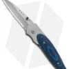CRKT Viele Wasp Liner Lock Knife Black/Blue G-10 (2.8" Bead Blast Serr) 8012 -Blade HQ CRKT Viele Wasp LL Black Blue G 10 BB Serr 8012 BHQ 87017 jr