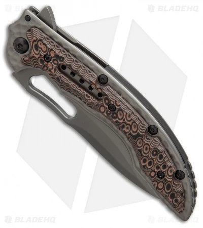 CRKT Ikoma Fossil Frame Lock Knife (3.96" Gray Serr) 5471K 5 CRKT Ikoma Fossil Frame Lock Knife (3.96" Gray Serr) 5471K - Image 3