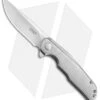CRKT Liong Mah Remedy Frame Lock Flipper Knife (3.5" Satin) 3720 -Blade HQ CRKT remedy 3720 BHQ 51837 jr