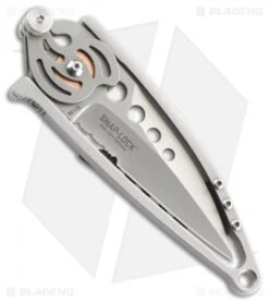 CRKT Van Hoy Snap Lock Folding Knife (2.5" Bead Blast Serr) 5112N -Blade HQ CRKT snap lock serrated 5112N BHQ 51825 er side