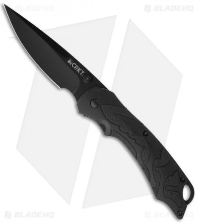 CRKT Lerch Moxie Knife Black Spring Assisted Folder (3.29" Black Plain) 1100 3 CRKT Lerch Moxie Knife Black Spring Assisted Folder (3.29" Black Plain) 1100