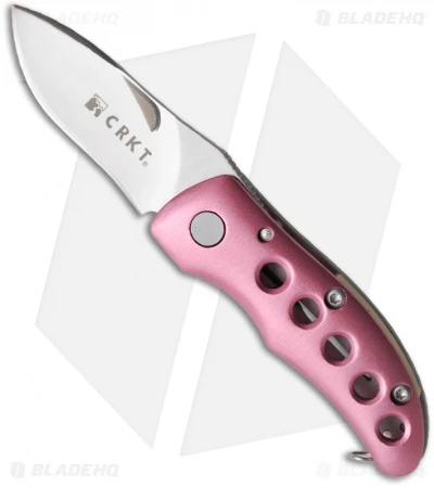 CRKT McGinnis Shrimp Frame Lock Knife Pink (1.75" Satin) 1183 3 CRKT McGinnis Shrimp Frame Lock Knife Pink (1.75" Satin) 1183