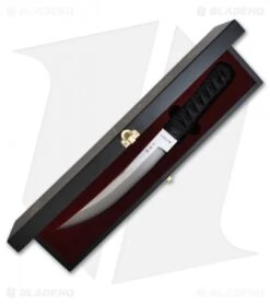 CRKT Shinbu Fixed Blade Tanto Combat Knife (9.25" Satin) 2915N -Blade HQ crkt 2915 shinbu case open