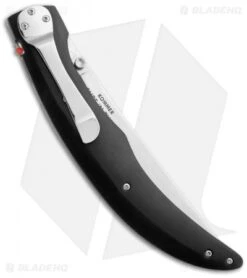 CRKT Surf 'N Turf Liner Lock Knife Black POM (5" Satin) 3080 5 CRKT Surf 'N Turf Liner Lock Knife Black POM (5" Satin) 3080 -Blade HQ crkt 3080 surf n turn pom side