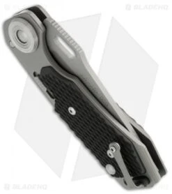 CRKT Hawk D.O.G. Manual Folding Knife (3.5" Bead Blast) 4504 -Blade HQ crkt 4504 hawk d o g auto grey black side 1