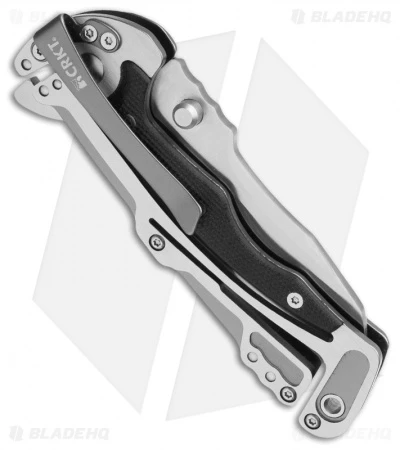 CRKT Graphite Glenn Klecker Liner Lock Knife (3.06" Satin Serr) 5195 4 CRKT Graphite Glenn Klecker Liner Lock Knife (3.06" Satin Serr) 5195 - Image 2