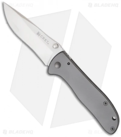 CRKT Drifter Frame Lock Knife Stainless Steel (2.875" Satin) 6450S 3 CRKT Drifter Frame Lock Knife Stainless Steel (2.875" Satin) 6450S