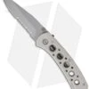 CRKT 14K Summit Mt. Rainier Liner Lock Knife (2.875" Bead Blast Serr) 6612N -Blade HQ crkt 6612n mt rainier