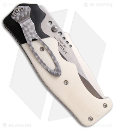 CRKT The Natural Spring Assisted Knife White Bone & G10 (3.88" Satin Plain) 7085 4 CRKT The Natural Spring Assisted Knife White Bone & G10 (3.88" Satin Plain) 7085 - Image 2