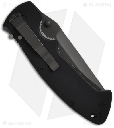 CRKT Crawford Kasper Liner Lock Knife (3.75" Black Serr) 6783Z 4 CRKT Crawford Kasper Liner Lock Knife (3.75" Black Serr) 6783Z - Image 2