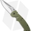CRKT Crawford Kasper Liner Lock Knife OD Green Zytel (3.75" Satin) 6773SOD -Blade HQ crkt crawford kasper od green 6773sod cm