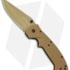 CRKT Crawford Kasper Liner Lock Knife Tan Zytel (3.75" Tan) 6773DZ -Blade HQ crkt crawford kasper tan 6773DZ BHQ 43793 dl