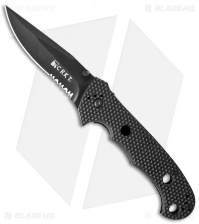 CRKT Hammond Cruiser Liner Lock Knife (3.75" Black Serr) 7914KN 3 CRKT Hammond Cruiser Liner Lock Knife (3.75" Black Serr) 7914KN