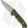 CRKT Hammond Cruiser Liner Lock Knife OD Green (3.75" Bead Blast Serr) 7914DG -Blade HQ crkt hammond cruiser green blk serr 7914DG BHQ 43824 dl