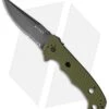 CRKT Hammond Cruiser Liner Lock Knife OD Green (3.75" Black Serr) 7914DKG -Blade HQ crkt hammond cruiser green blk serr 7914DKG BHQ 43826 dl
