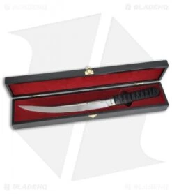 CRKT Hisshou Fixed Tanto Blade Combat Knife (13" Satin Plain) 2910N -Blade HQ crkt hisshou 2910 case open