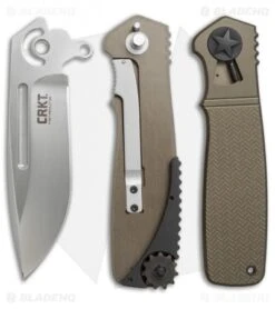 CRKT Homefront Field Strip Knife (3.5" Satin) K270GKP -Blade HQ crkt homefront k270gkp cm apart