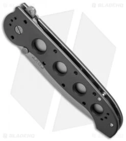 CRKT Kit Carson M16-04S Classic Tanto Flipper Knife Aluminum (3.875" Bead Blast) 5 CRKT Kit Carson M16-04S Classic Tanto Flipper Knife Aluminum (3.875" Bead Blast) -Blade HQ crkt m16 02s bottom cm