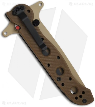 CRKT Carson M16-13DSFG Tanto Flipper Knife Desert Tan G-10 (3.5" Serr) 4 CRKT Carson M16-13DSFG Tanto Flipper Knife Desert Tan G-10 (3.5" Serr) - Image 2