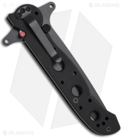 CRKT Carson M16-13SFG Special Forces Tanto Flipper Knife G-10 (3.5" Black Serr) 4 CRKT Carson M16-13SFG Special Forces Tanto Flipper Knife G-10 (3.5" Black Serr) - Image 2