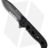 CRKT Carson M21-12G Liner Lock Knife Black G-10 (3" Gray Serr) -Blade HQ crkt m21 12g m21 g10