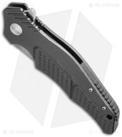 CRKT Ken Onion Outrage Liner Lock Knife Gray Aluminum (3.25" Satin) K320GXP -Blade HQ crkt outrage k320gxp bottom cm