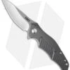 CRKT Ken Onion Outrage Liner Lock Knife Gray Aluminum (3.25" Satin) K320GXP -Blade HQ crkt outrage k320gxp cm