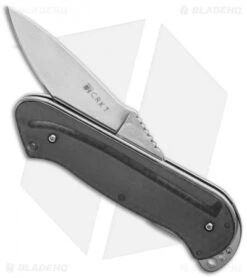 CRKT Rollock Pocket Knife Black Translucent (2.25" Polish) 5202K 7 CRKT Rollock Pocket Knife Black Translucent (2.25" Polish) 5202K -Blade HQ crkt rollock black 5212k half open cm