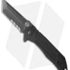CRKT Ruger Knives 2-Stage Tanto Flipper Knife (4" Black SW Serr) R2102K -Blade HQ crkt ruger r2104k cm