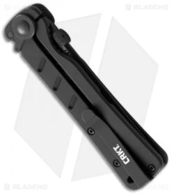 CRKT Shizuka Noh Ken Frame Lock Knife G-10 (3.75" Black) 2926 -Blade HQ crkt shizuka noh ken feature 2926 side