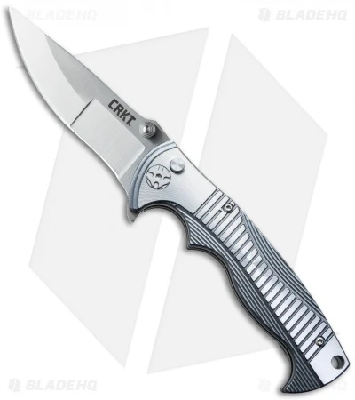 CRKT Tighe Rade Button Lock Knife (3.375" Satin) 5290 3 CRKT Tighe Rade Button Lock Knife (3.375" Satin) 5290