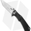 CRKT Tighe Tac Two Tanto Flipper Button Lock Knife GRN (3.25" Satin) 5235